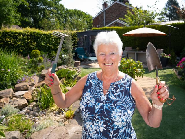 Karen Brooke, of Cheshire, has turned her overgrown garden into a botanical haven on the cheap.