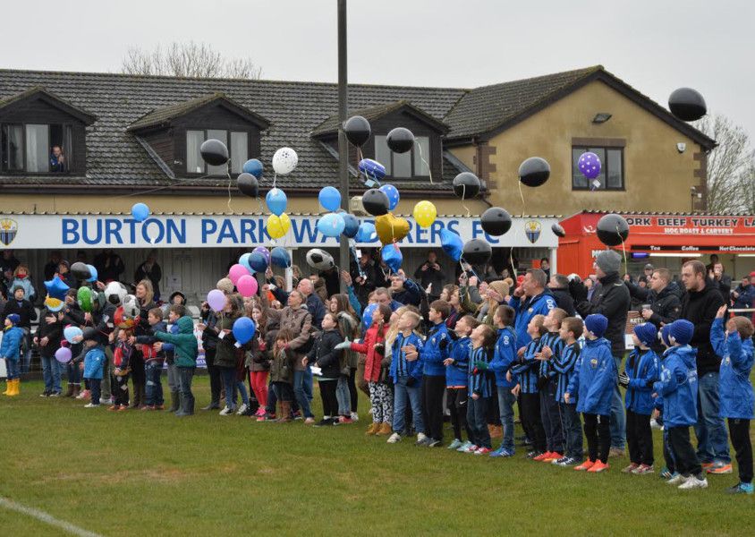 PICTURE GALLERY Hundreds at match in memory of Burton Park