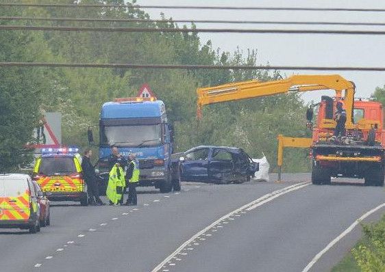 Works to improve safety at accident hotspot on A605 near Oundle